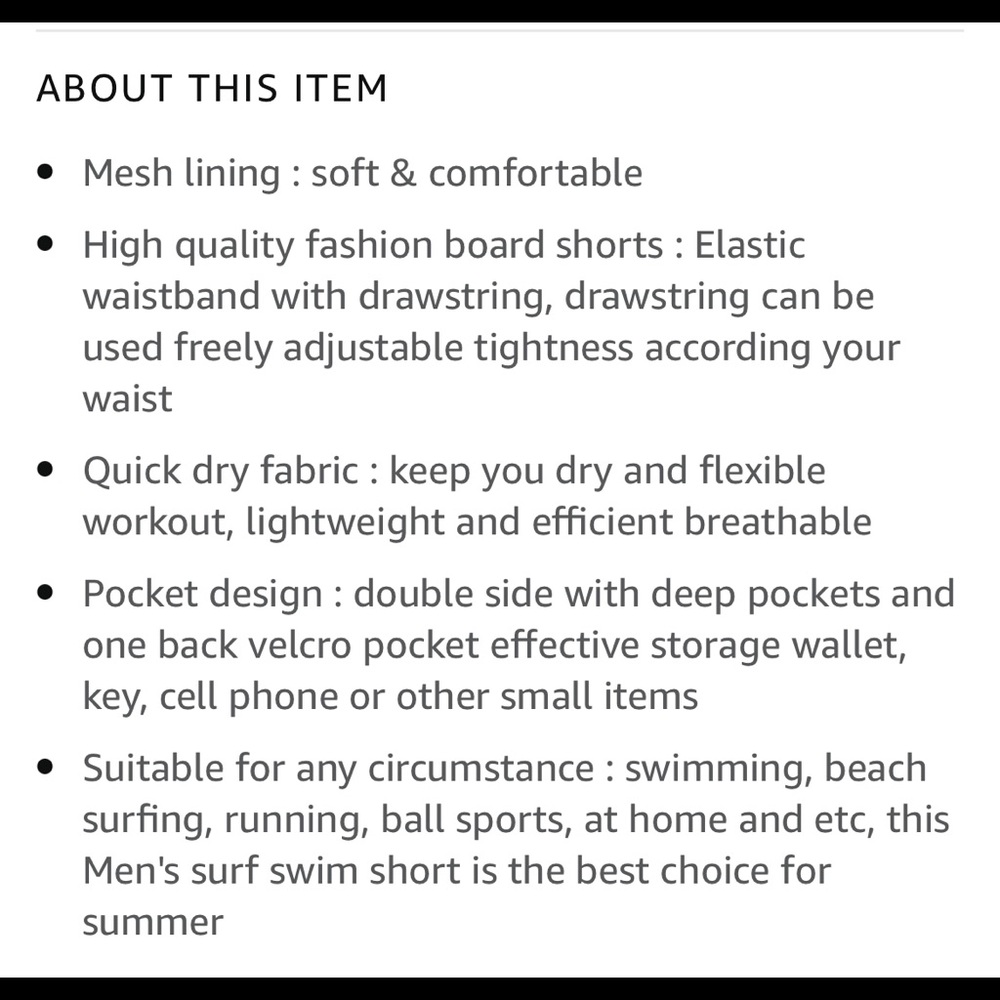 Mens swim shorts - Picture 8 of 10